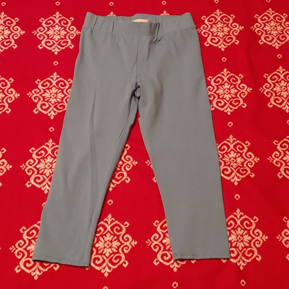 Ocean blue skinny capris